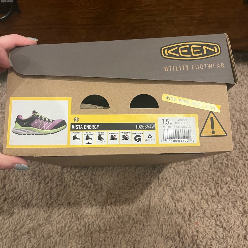 Keen Women’s Vista work shoe wide width - Picture 3 of 7